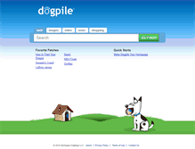 Tablet Screenshot of dogpile.com